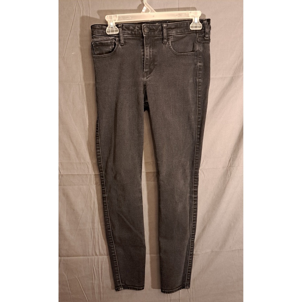 Hollister Mid-Rise Super Skinny Jeans Women's Size 5R 27/28 Black